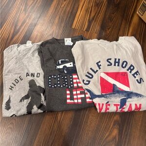 3 Men’s Medium Graphic T-Shirt Trio EUC